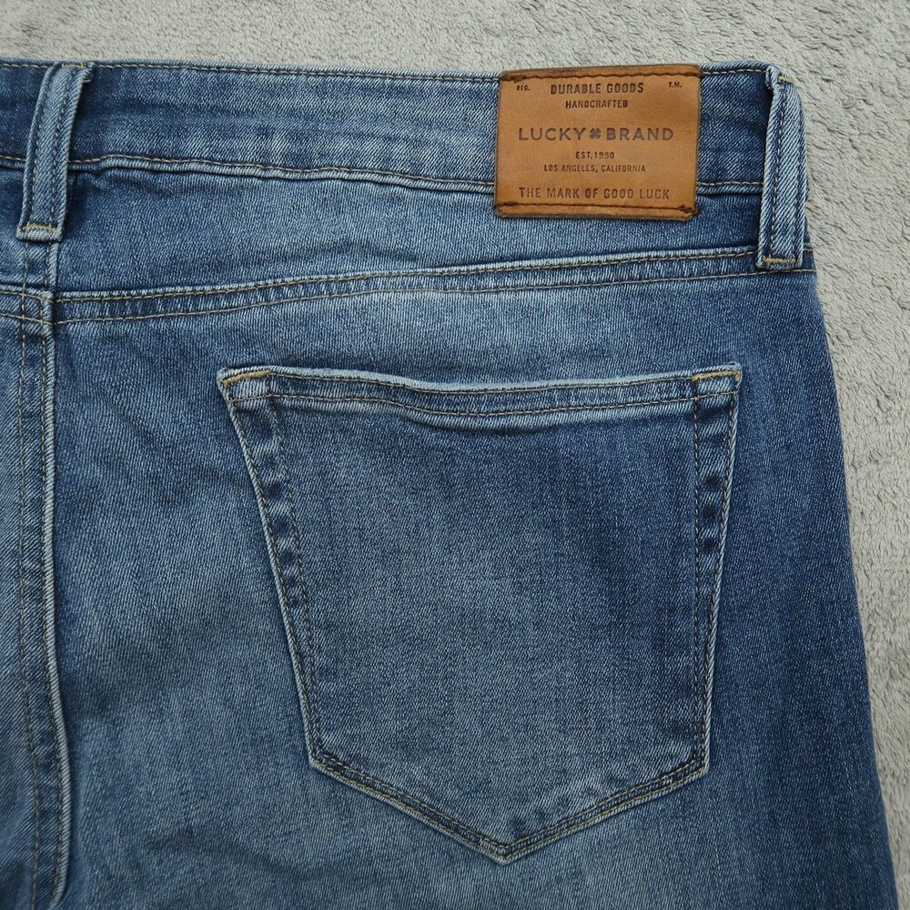 Lucky Brand Jeans Women's Size 14 Mid-Rise Lolita Crop Denim Pants 25" Inseam - Picture 14 of 16